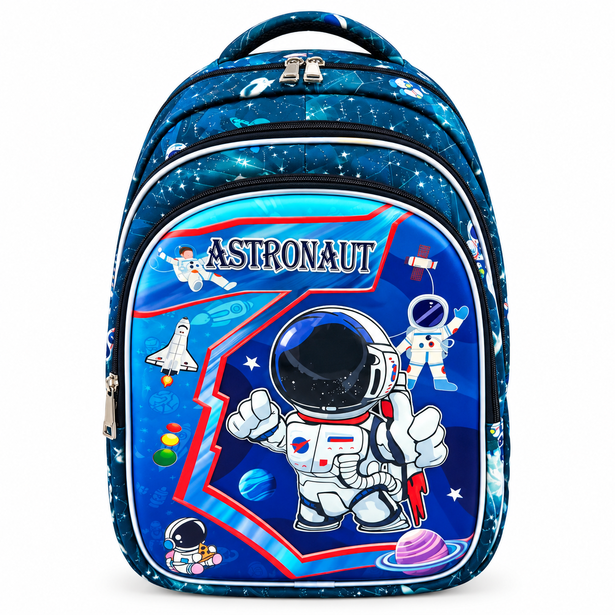 کوله پشتی مدرسه پسرانه طرح فضانورد مدل Astronaut | کیف مدرسه کودک