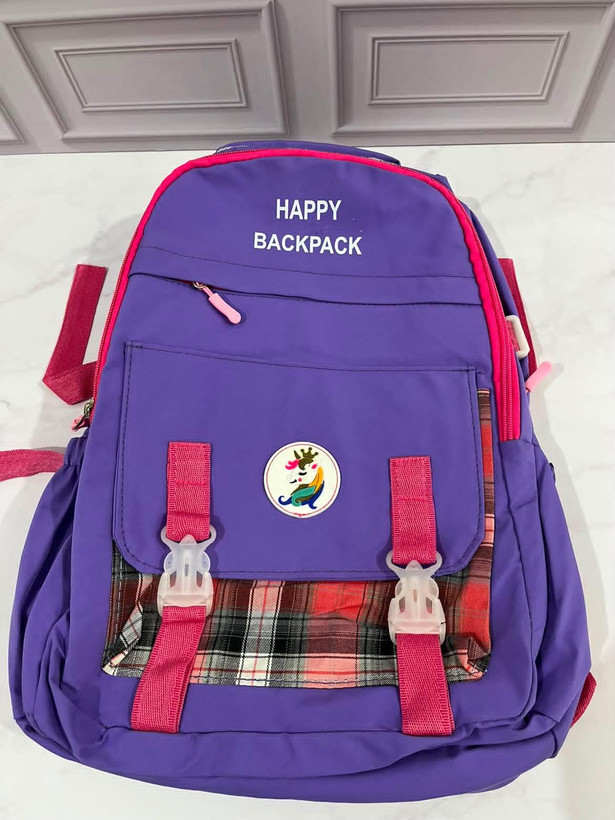 کوله پشتی مدرسه دخترانه مدل Happy Backpack